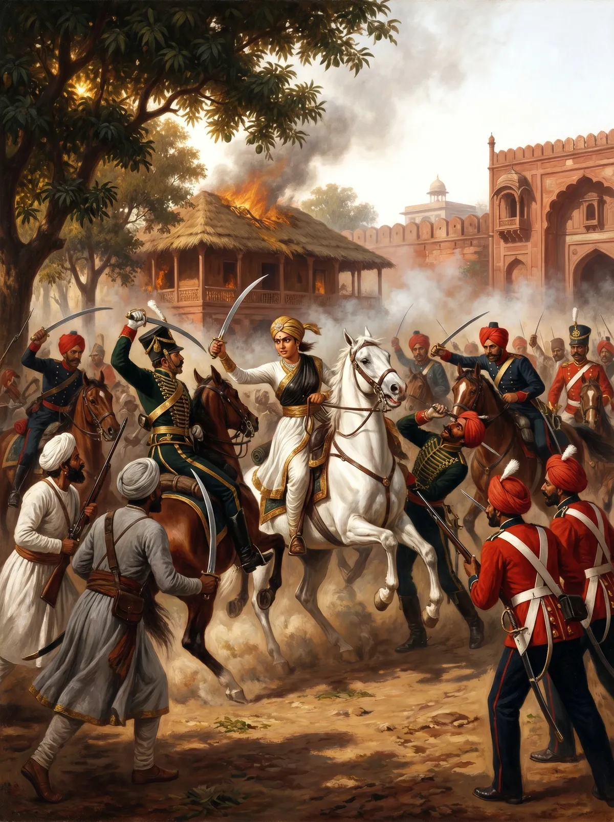 The Last Charge at Gwalior