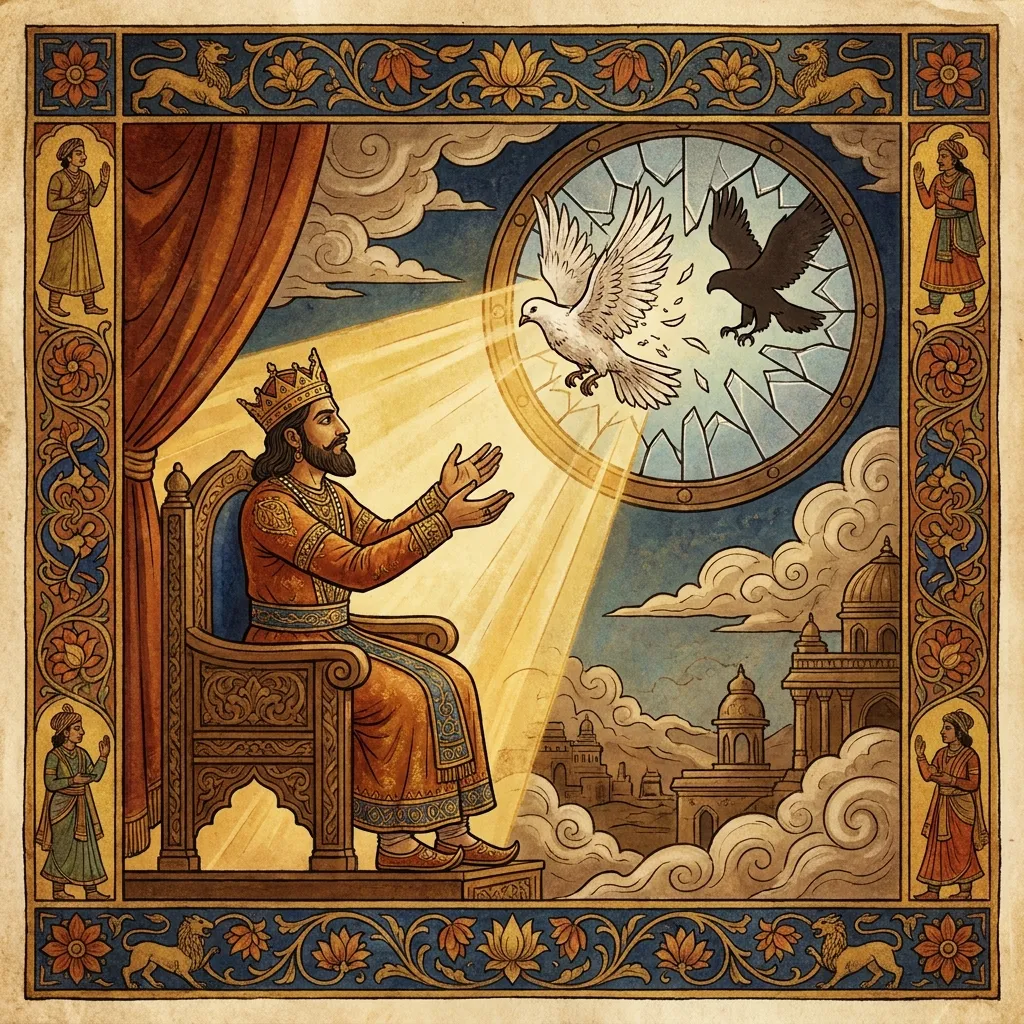 The King Who Weighed His Flesh Against a Dove